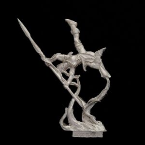 A photo of a Wood Elves Wardancer Whirling Death Warhammer miniature