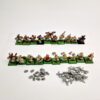 A photo of Dwarf Warriors Warhammer miniatures