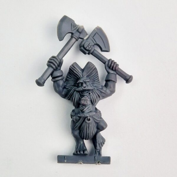 A photo of a Battle for Skull Pass Dwarf Slayer Warhammer miniature