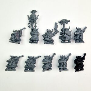 A photo of Battle For Skull Pass Dwarf Thunderers Warhammer miniatures