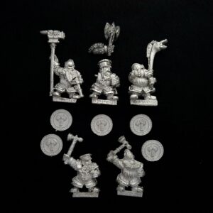 A photo of Dwarf Iron Breakers Warhammer miniatures