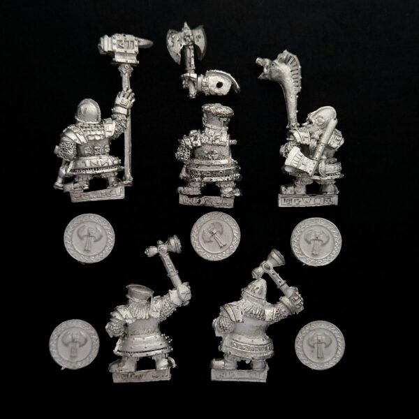 A photo of Dwarf Iron Breakers Warhammer miniatures