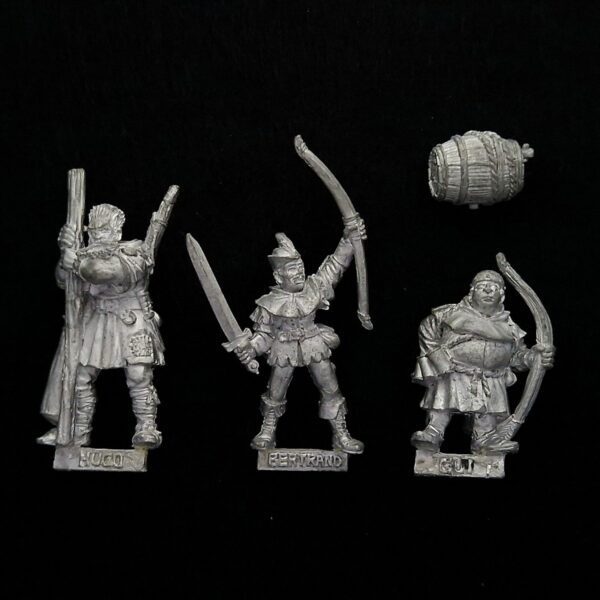 A photo of Bretonnia Bertrand the Brigand and Comrades Warhammer miniatures