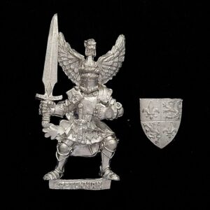 A photo of a Warhammer Quest Bretonnian Questing Knight Warhammer miniature