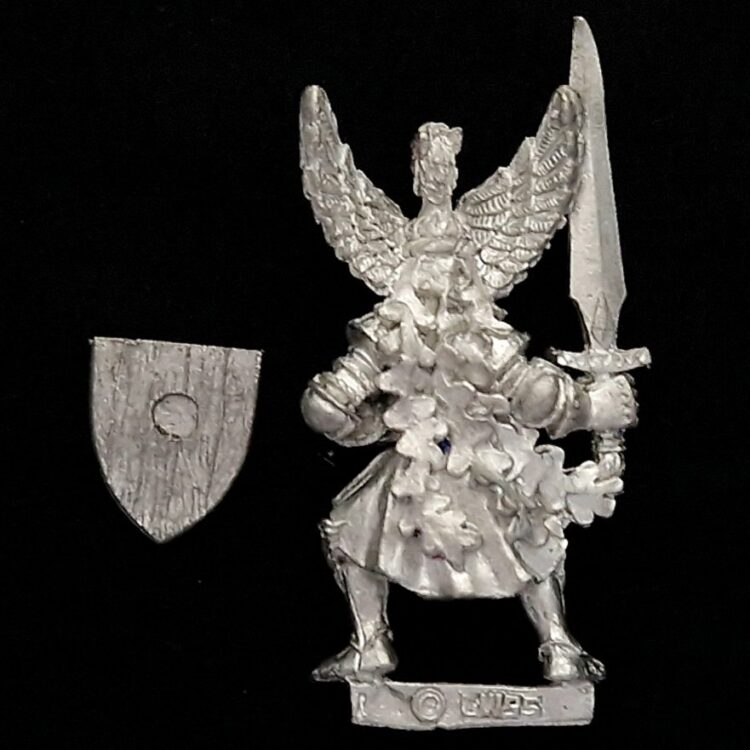 A photo of a Warhammer Quest Bretonnian Questing Knight Warhammer miniature