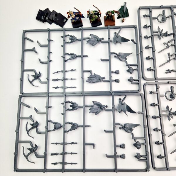 A photo of Wood Elves Glade Guard Warhammer miniatures