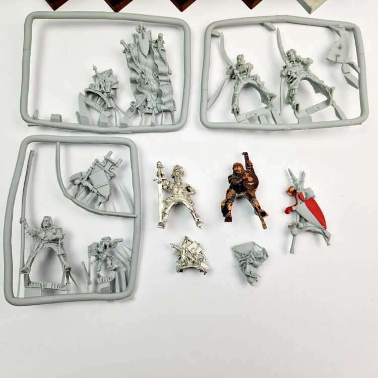 A photo of Bretonnia Questing Knights Warhammer miniatures