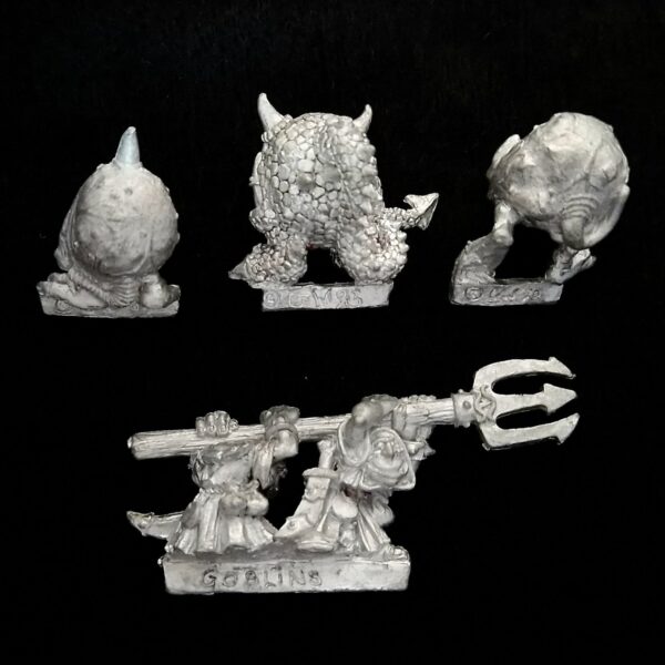 A photo of Orcs and Goblins Squig Herd Warhammer miniatures
