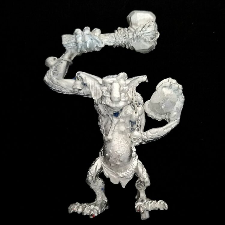 A photo of a Orcs and Goblins Stone Troll Warhammer miniature