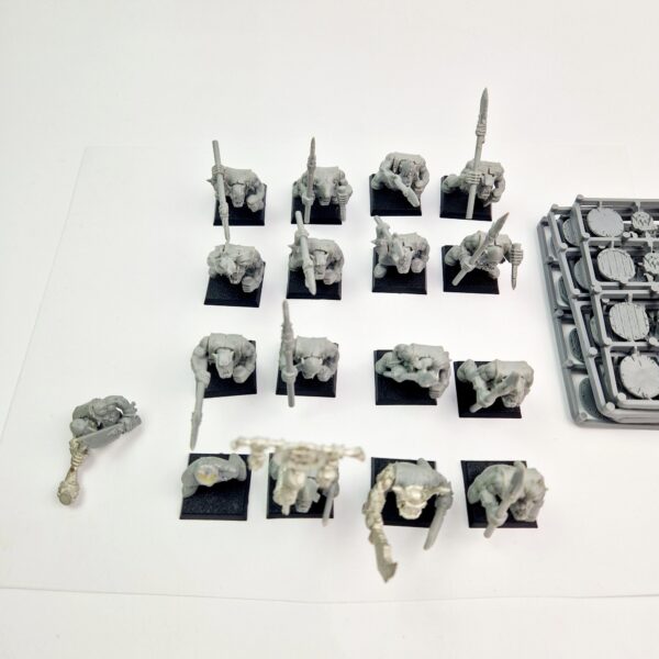A photo of Warhammer miniatures