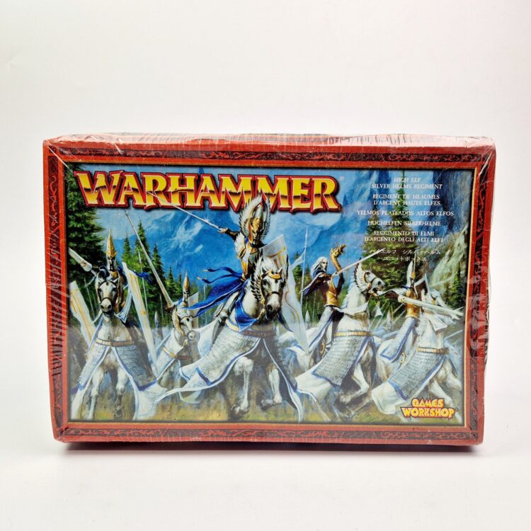 A photo of High Elves Silver Helms Warhammer miniatures