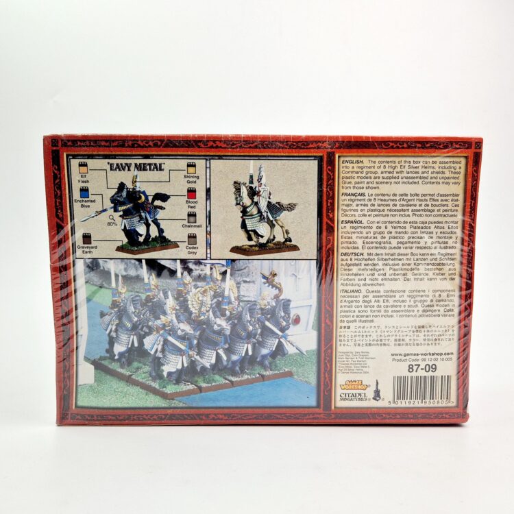 A photo of High Elves Silver Helms Warhammer miniatures