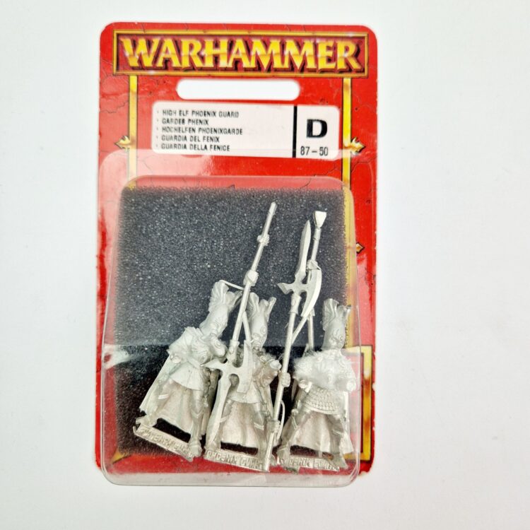 A photo of High Elves Phoenix Guard Warhammer Miniatures