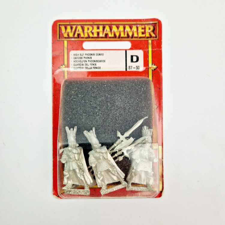 A photo of High Elves Phoenix Guard Warhammer Miniatures