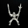 A photo of a High Elves Mounted Mage Warhammer miniature