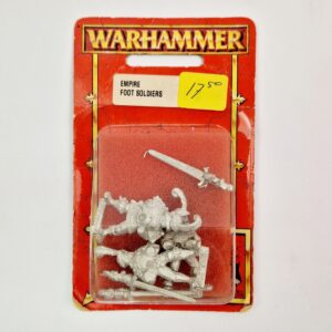 A photo of The Empire Footsoldiers Warhammer miniatures
