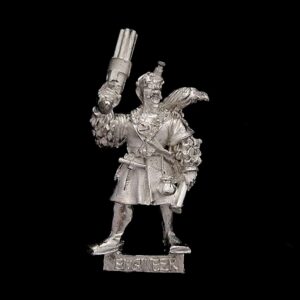 A photo of a The Empire Engineer Warhammer miniature