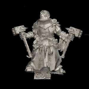 A photo of a The Empire Warrior Priest on Foot Warhammer miniature