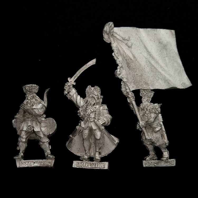 A photo of Kislev Kossars Command Warhammer miniatures