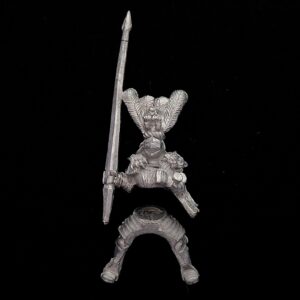 A photo of a The Empire Knights Panther Warhammer miniature
