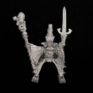 A photo of a The Empire Supreme Patriarch Warhammer miniature
