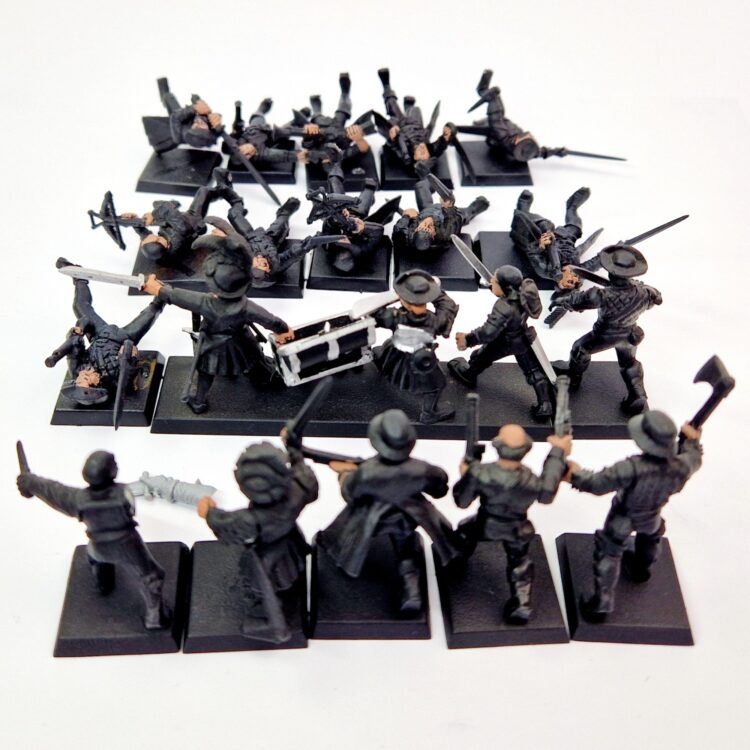 A photo of The Empire Militia Warhammer miniatures