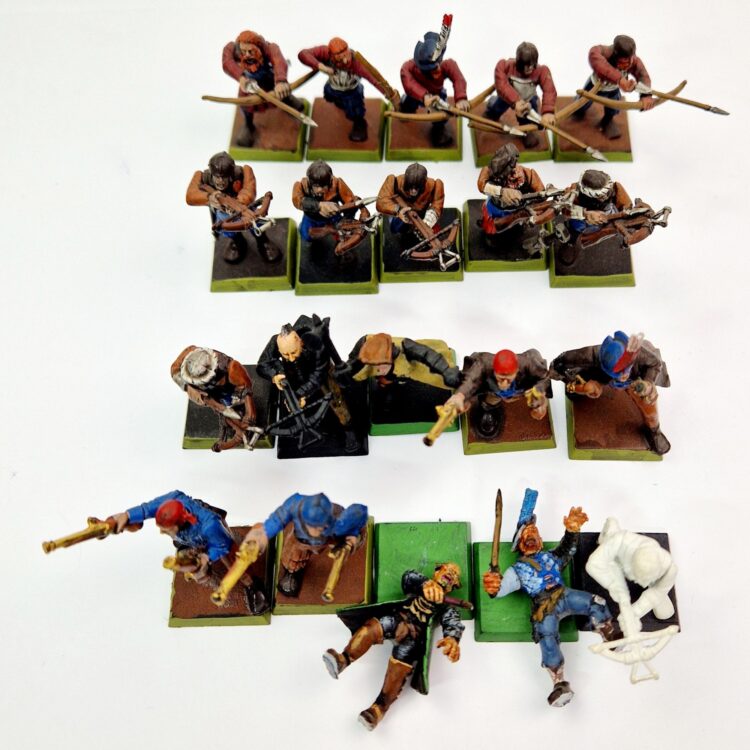 A photo of The Empire Militia Warhammer miniatures