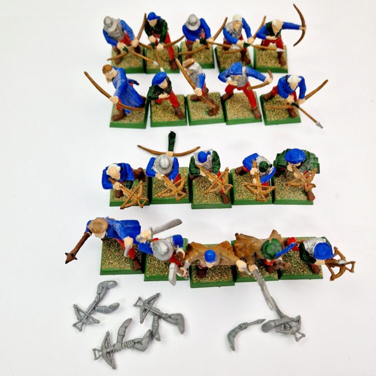 A photo of The Empire Militia Warhammer miniatures