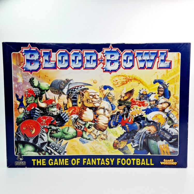 A photo of a Blood Bowl box set