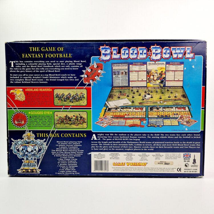 A photo of a Blood Bowl box set