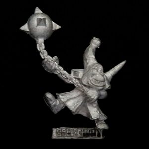 A photo of a Blood Bowl Starplayer Fungus the Loon miniature