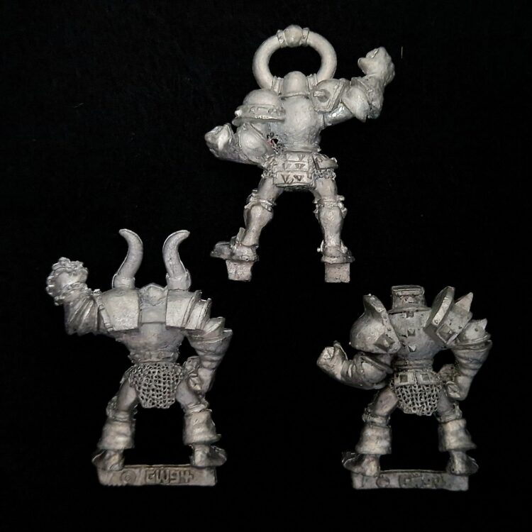 A photo of Blood Bowl Chaos Warriors miniatures