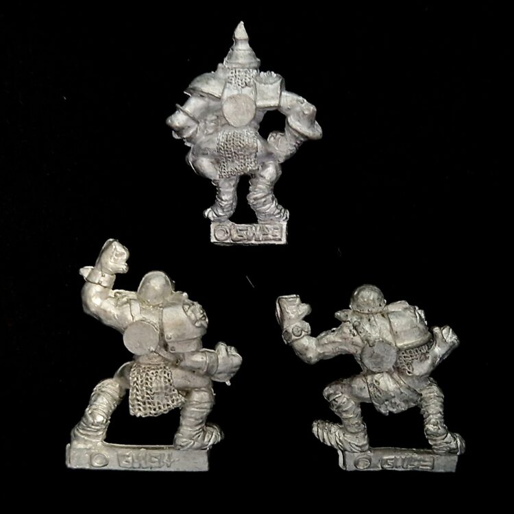 A photo of Blood Bowl Goblins miniatures