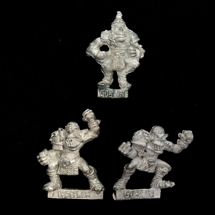 A photo of Blood Bowl Goblins miniatures