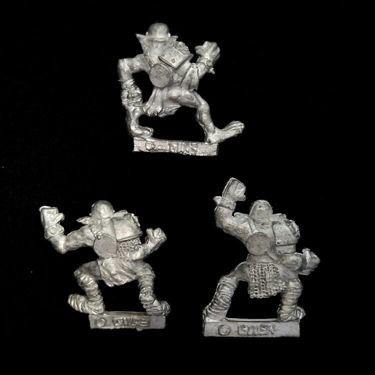 A photo of Blood Bowl Goblins miniatures