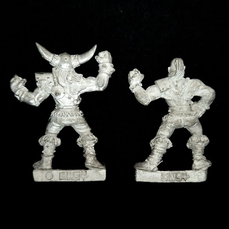 A photo of Blood Bowl Norse Linemen miniatures