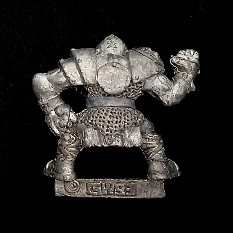 A photo of a Blood Bowl Orcs Lineman miniature