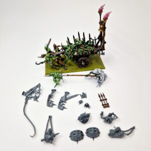 A photo of a Vampire Counts Corpse Cart Warhammer miniature