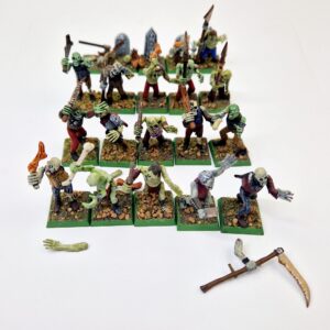 A photo of Vampire Counts ZombieRegiment Warhammer miniatures