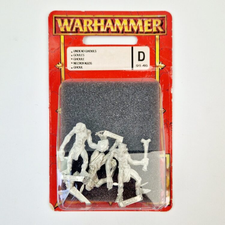 A photo of Vampire Counts Ghouls Warhammer miniatures