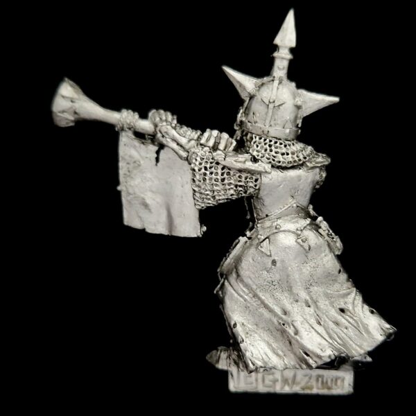 A photo of a Vampire Counts Grave Guard Musician Warhammer miniature