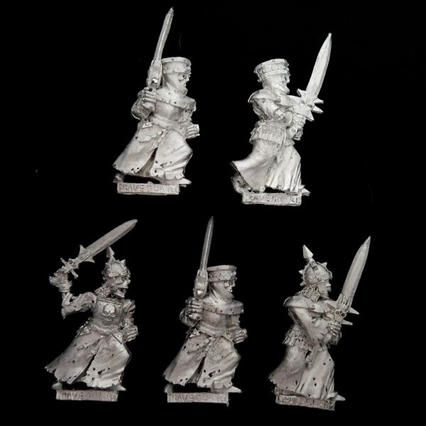 A photo of a Vampire Counts Grave Guards Warhammer miniature