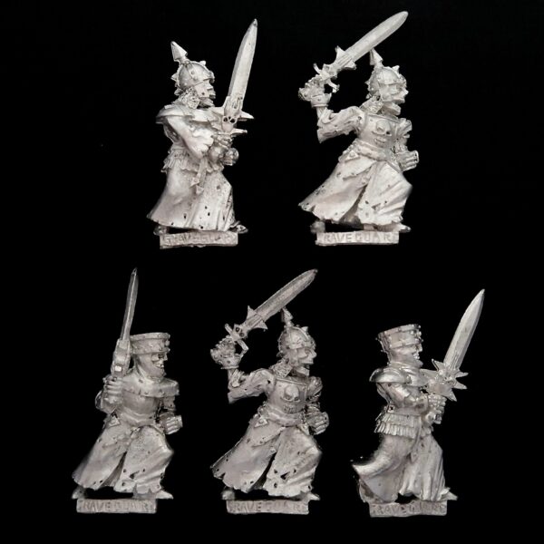 A photo of a Vampire Counts Grave Guards Warhammer miniature