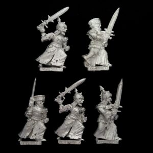 A photo of a Vampire Counts Grave Guards Warhammer miniature