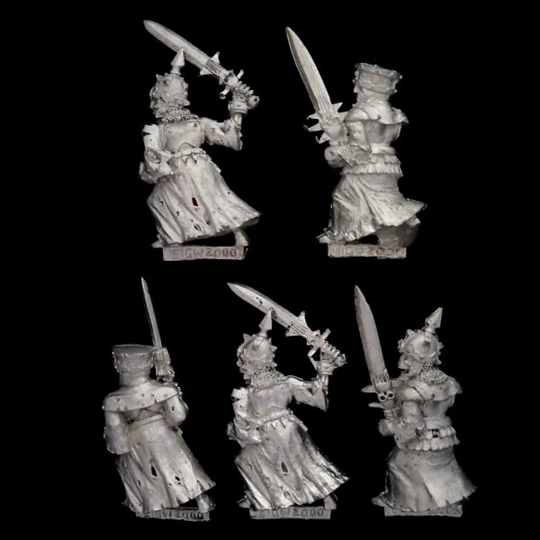 A photo of a Vampire Counts Grave Guards Warhammer miniature