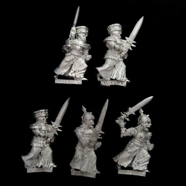 A photo of a Vampire Counts Grave Guards Warhammer miniature