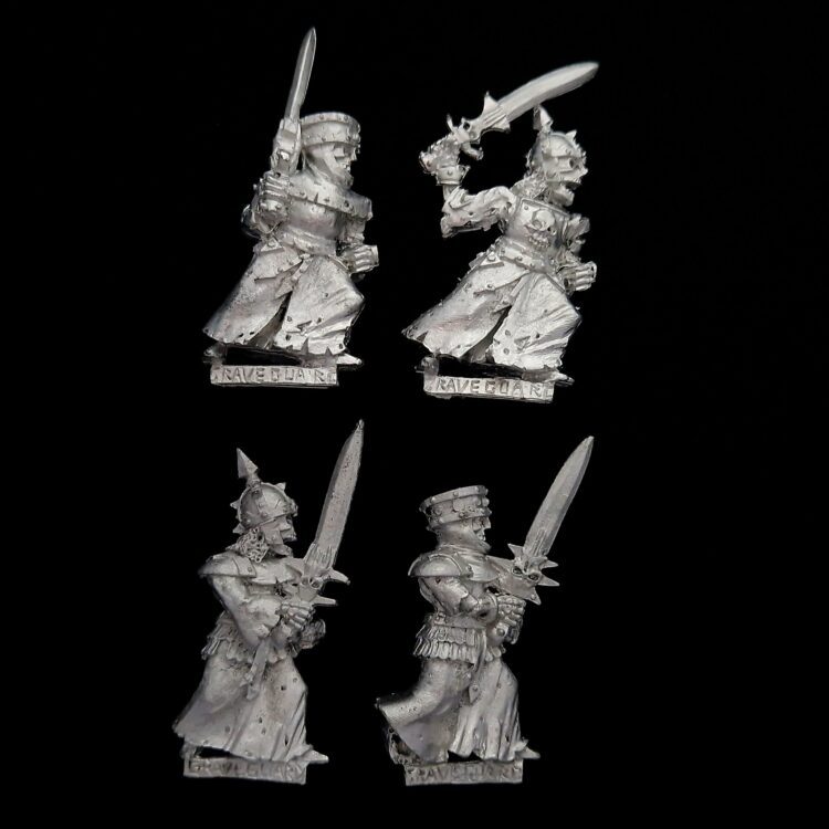 A photo of a Vampire Counts Grave Guards Warhammer miniature