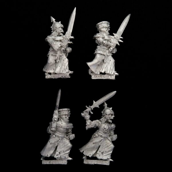 A photo of a Vampire Counts Grave Guards Warhammer miniature