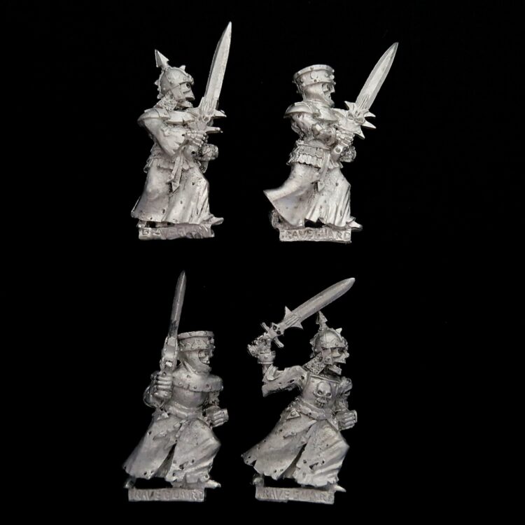 A photo of a Vampire Counts Grave Guards Warhammer miniature