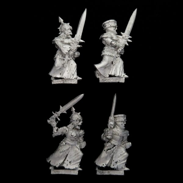 A photo of a Vampire Counts Grave Guards Warhammer miniature